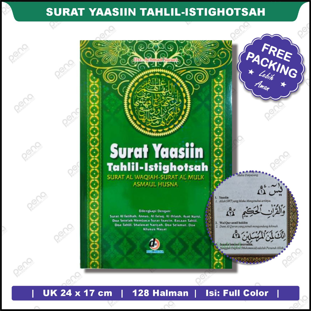 BUKU YASIN YAASIIN TAHLIL - ISTIGHOSAH BESAR FULL COLOUR