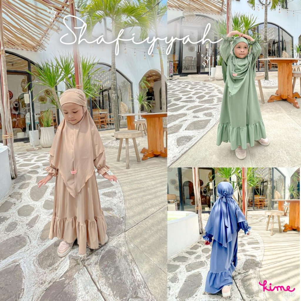 KIMEHIJAB Gamis anak perempuan Syar'i SHAFIYYAH