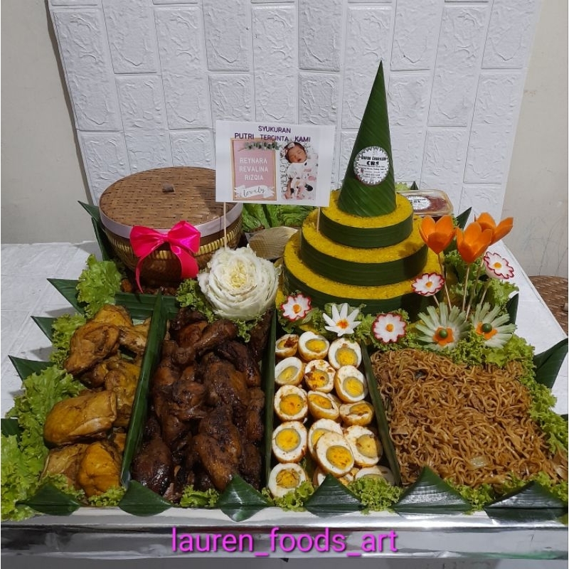 Tumpeng Bandung, Nasi Tumpeng, Tumpeng Ulang Tahun, Tumpeng syukuran 10-40 porsi