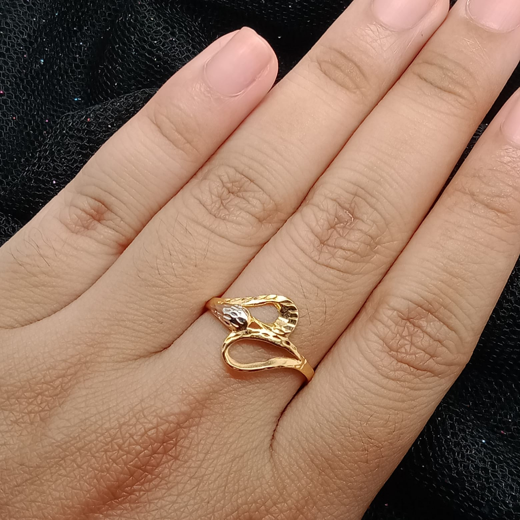 Cincin Emas 17K - 1.3 Gr Kadar 750 - 4901