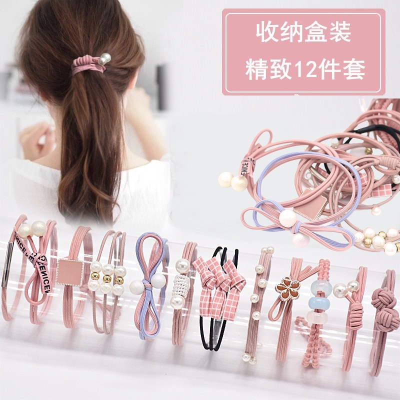 (ISI 3-12 PCS) Ikat Rambut Scrunchie Disneyy / Aksesories Korea Kunciran Anak Perempuan Korean Style Kuncir Rambut Srunchie Babycinnamon