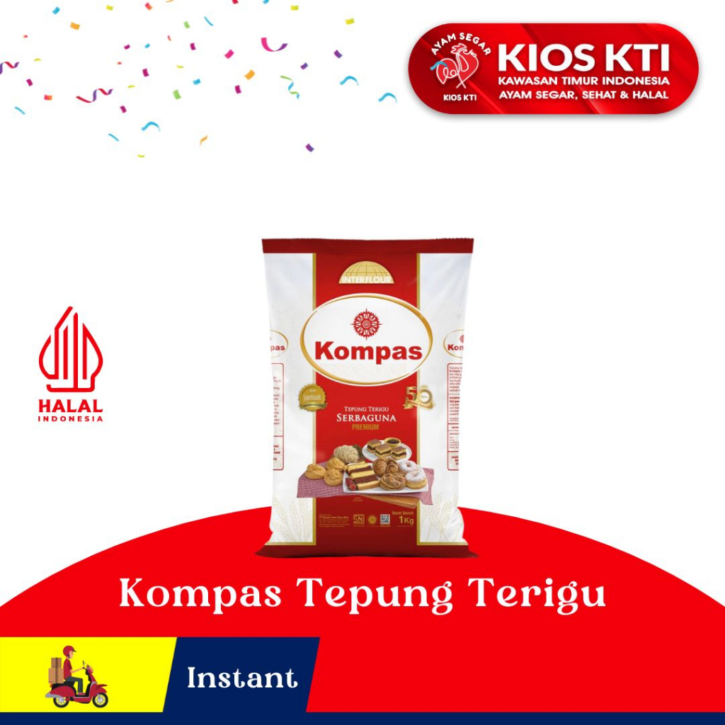 

ompas Tepung Terigu 1 kg