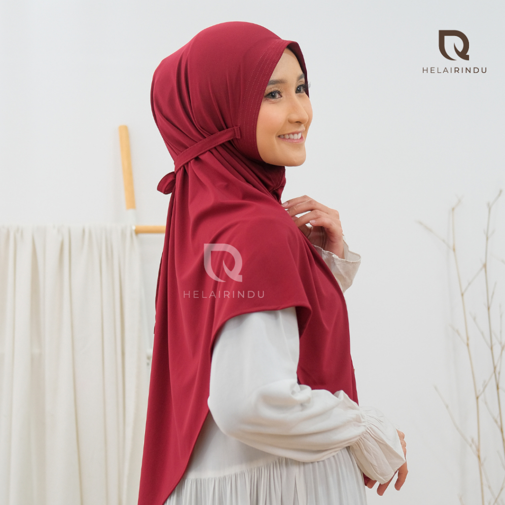 𝐇𝐄𝐋𝐀𝐈𝐑𝐈𝐍𝐃𝐔 - Hijab Bergo Hamidah Instan Jersey