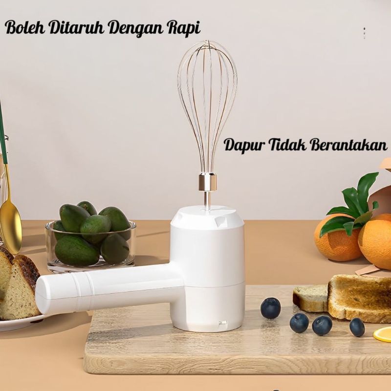 Hand Mixer Wireless Blender Pengocok Telur Elektrik Egg Beater/Blender Daging/Blender Bumbu/Sikat Pembersih ⭐Panda99⭐