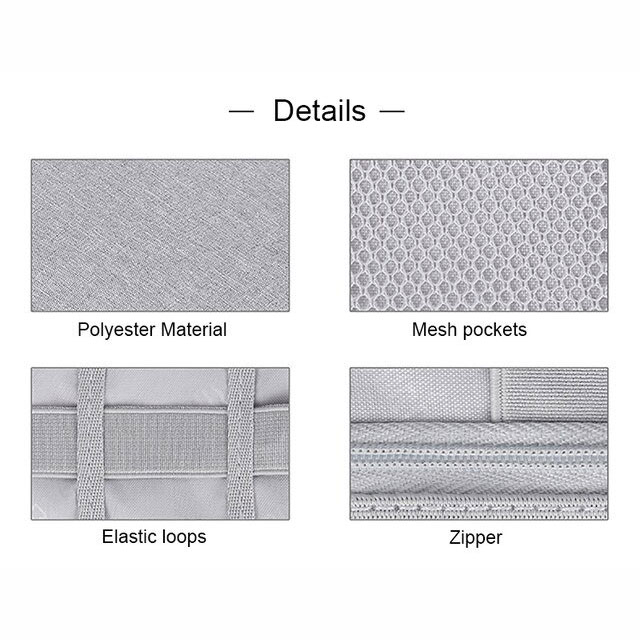 BUBM Tas Gadget Organizer Bag Portable Case - DISXS-XW - Gray