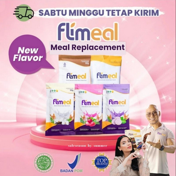 

FLIMTY Flimeal Minuman Sereal Rasa Cokelat 1 Sachet @50gr