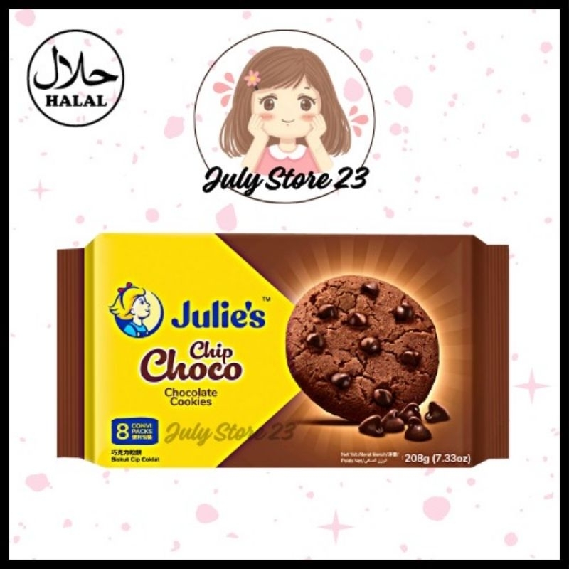 

Julie's Choco Chip Chocolate cookies 200 g /Biskuit Coklat Julies
