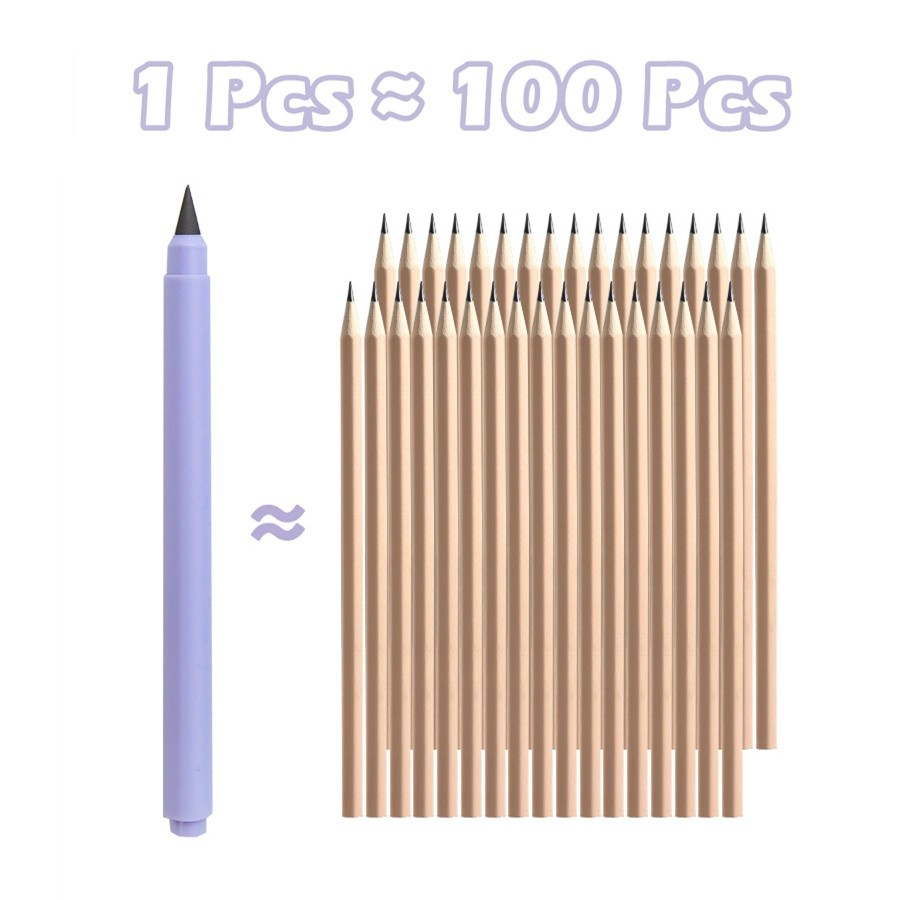 ETERNAL PENCIL / PENSIL ETERNAL ABADI TAK BISA HABIS / PENSIL TANPA RAUTAN UNTUK SEKOLAH / ETERNAL PENCIL PREMIUM