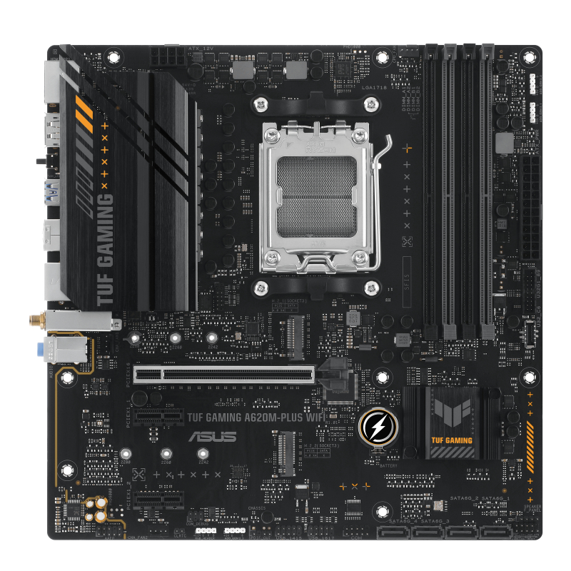 ASUS TUF GAMING A620M-PLUS WIFI | MOTHERBOARD AMD AM5 DDR5 Micro-ATX