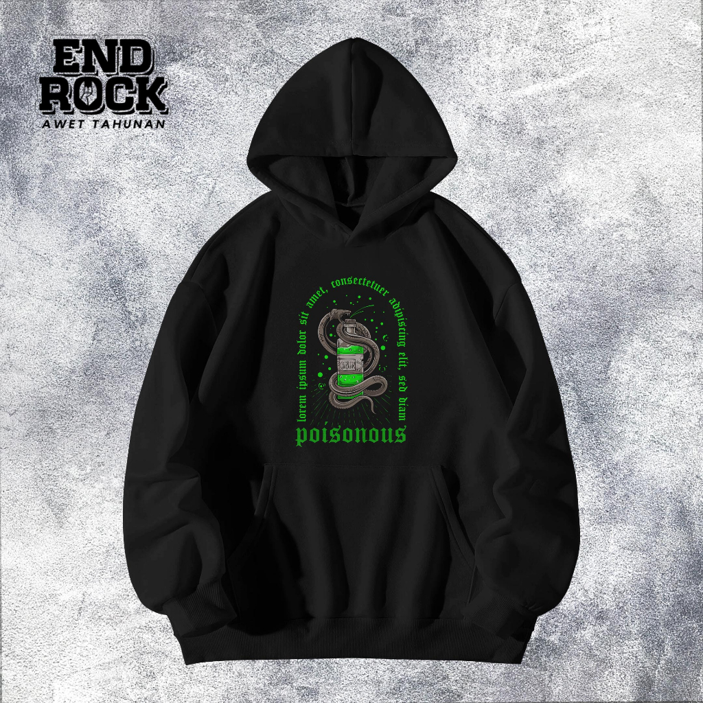 Hoodie Original Endrock Tema Poisonous DTFS176