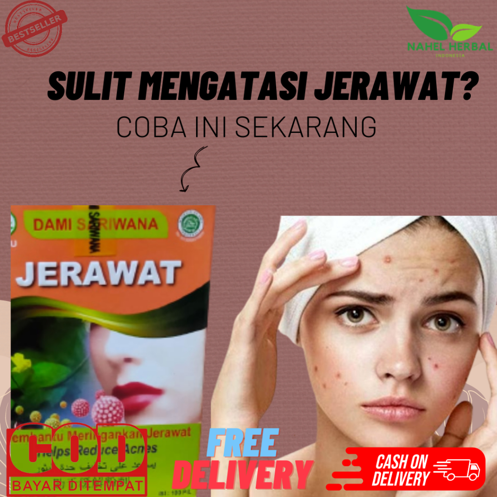 Cod Suplemen Jerawat Batu Dan Vitamin C  Kapsul Dami Sariwana - Vitamin A Imunitas Daya Tahan Tubuh 