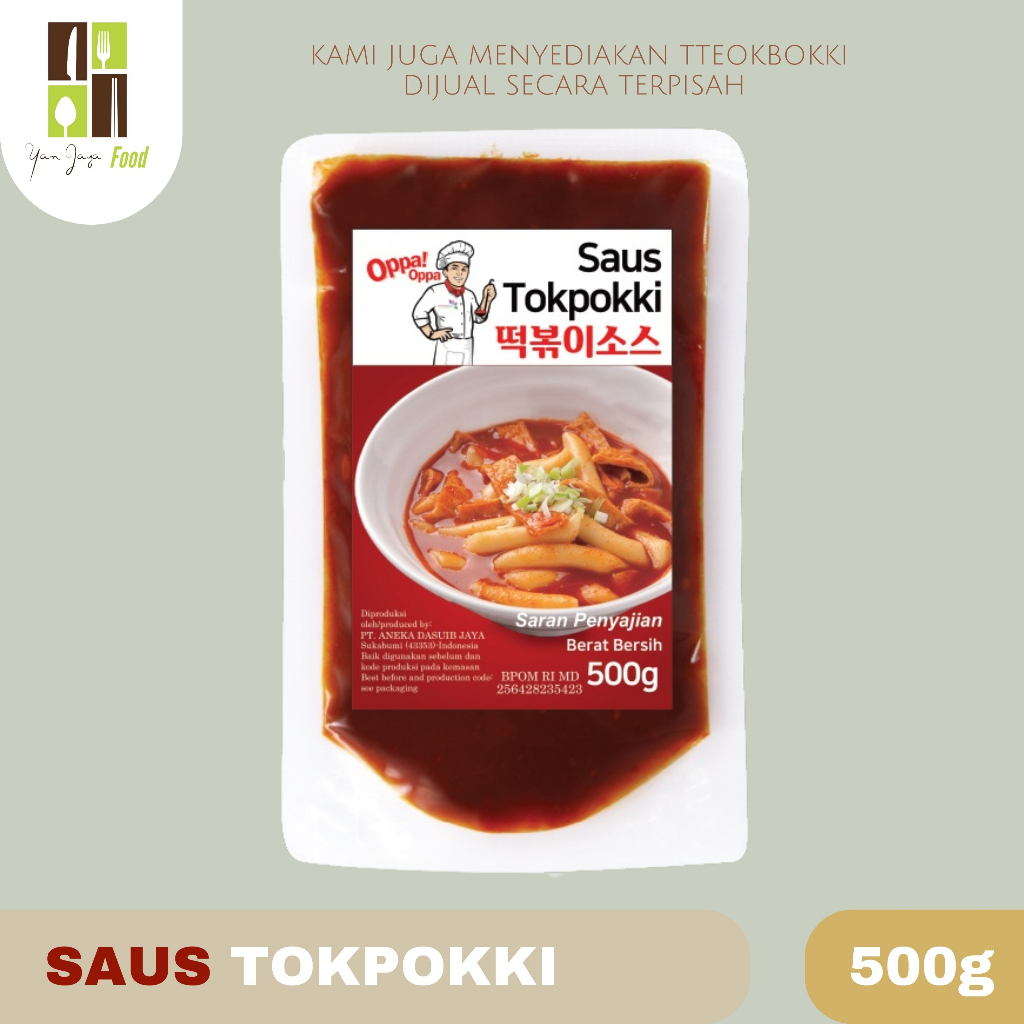 BUMBU SAUS TOKPOKI TOPOKKI TTEOKBOKKI ODENG FISH CAKE 500G