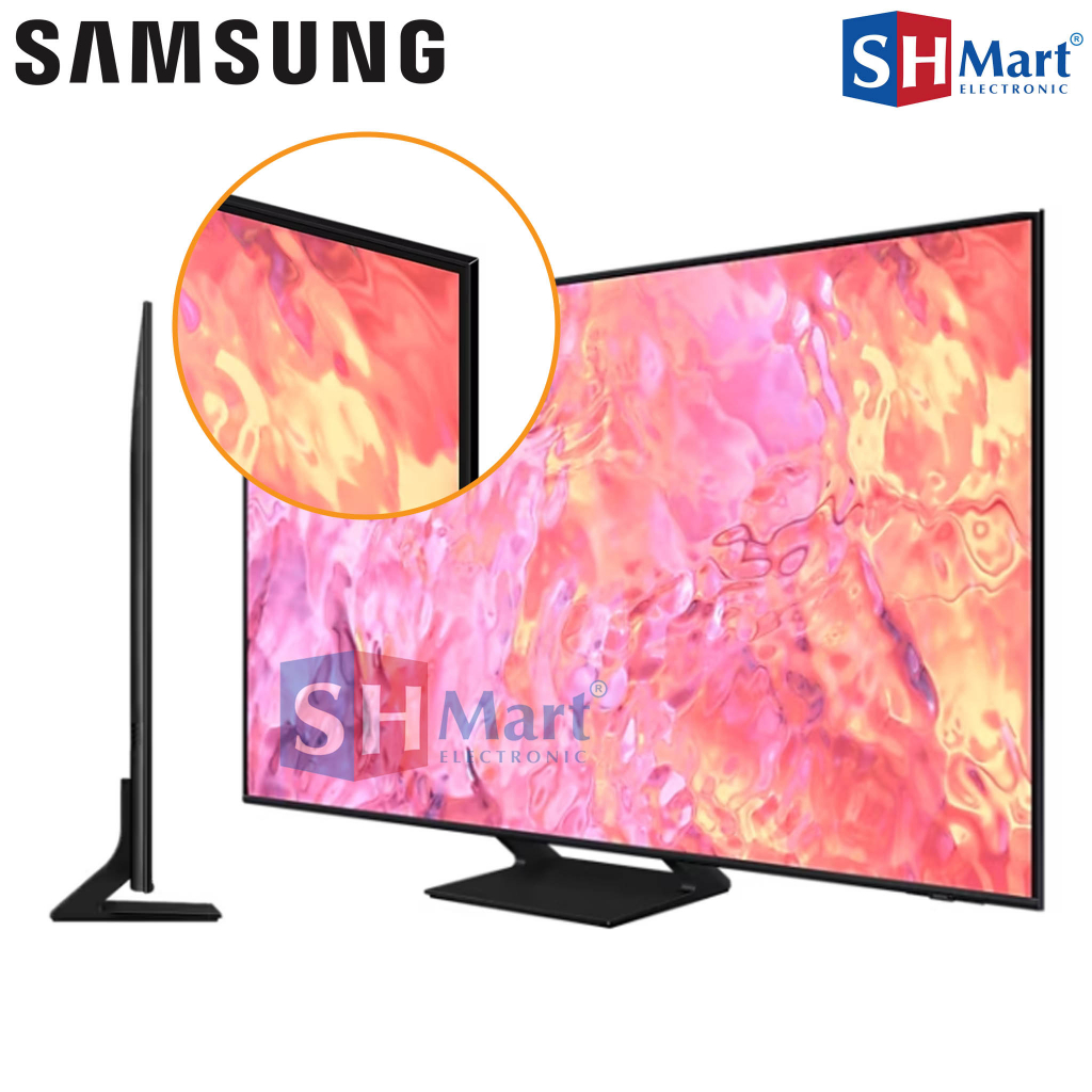 QLED SAMSUNG SMART TV 85 INCH 85Q60C DUAL LED UHD 4K QA85Q60CAKXXD NEW 2023 GARANSI RESMI