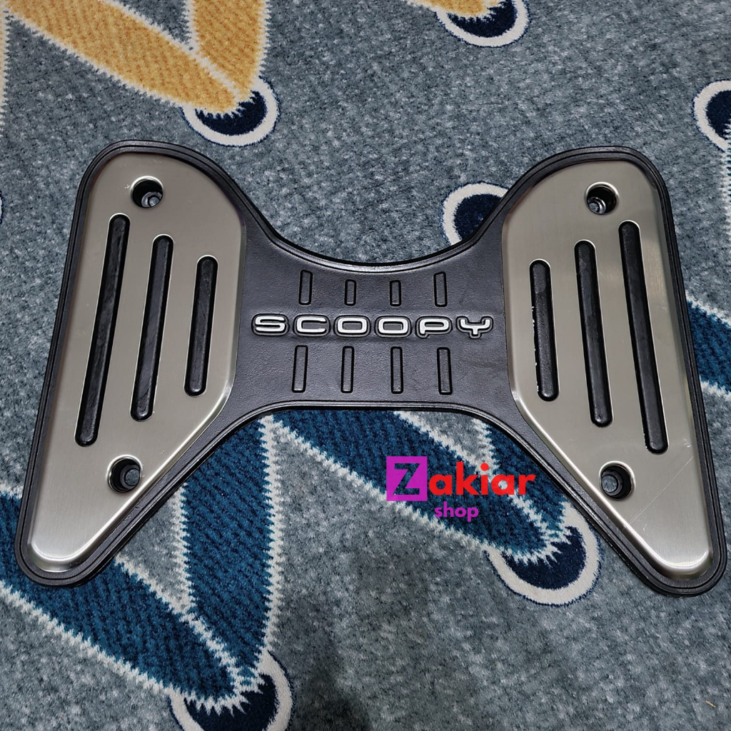 Karpet Motor Scoopy Aksesoris Step Floor Karpet Scoopy 2021 Karpet Pijakan Kaki Scoopy Original Baru