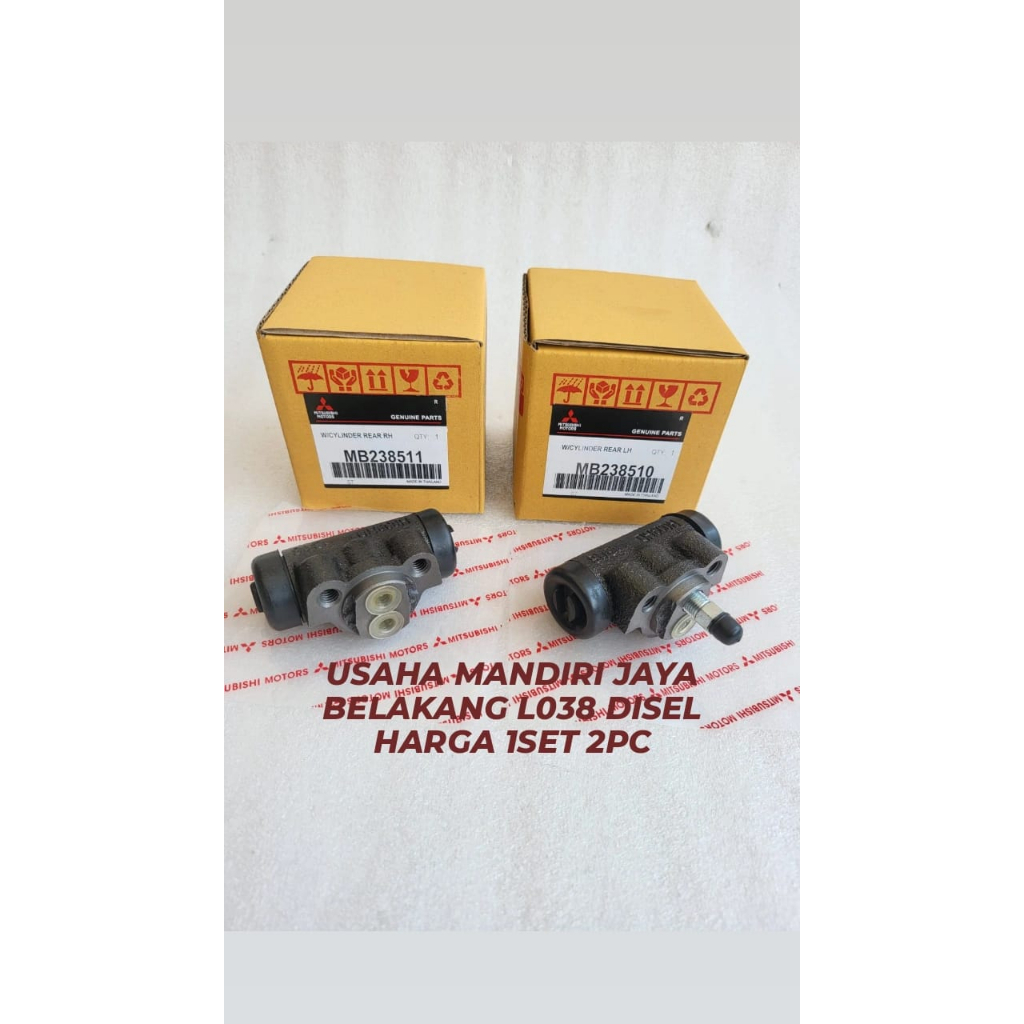 WHEEL CYLINDER MASTER REM BELAKANG L038 DISEL HARGA 1SET 2PC