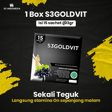 S3GOLDVIT 1 BOX ISI 15 SACHET