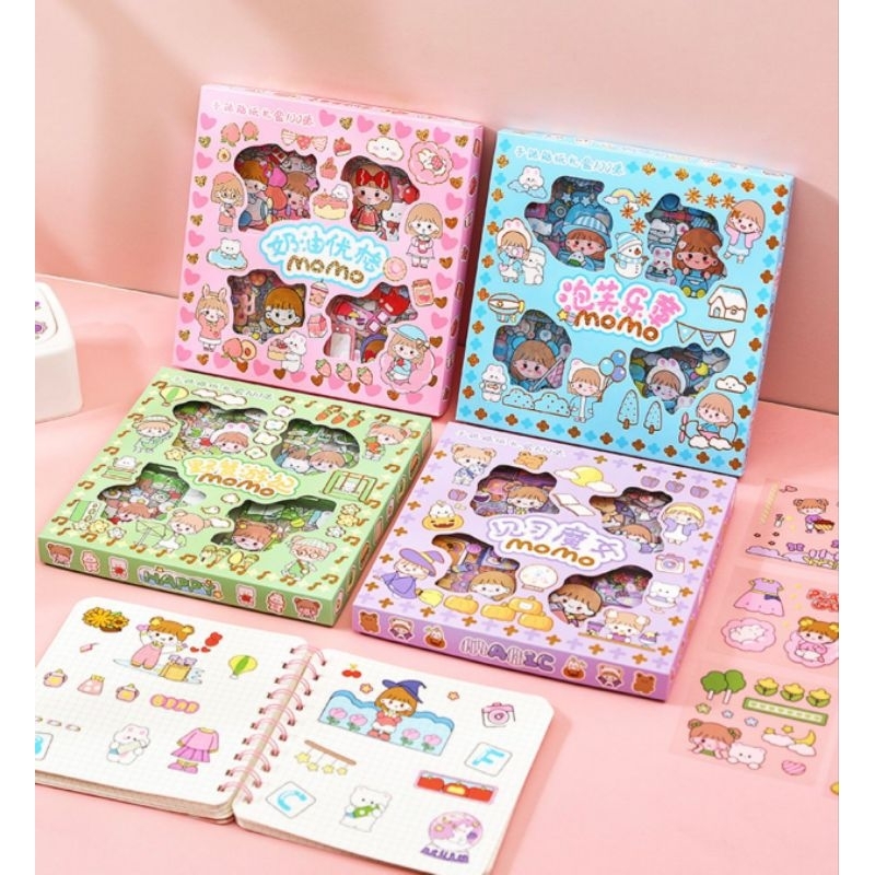 

stiker 100 lembar motif kartun korea