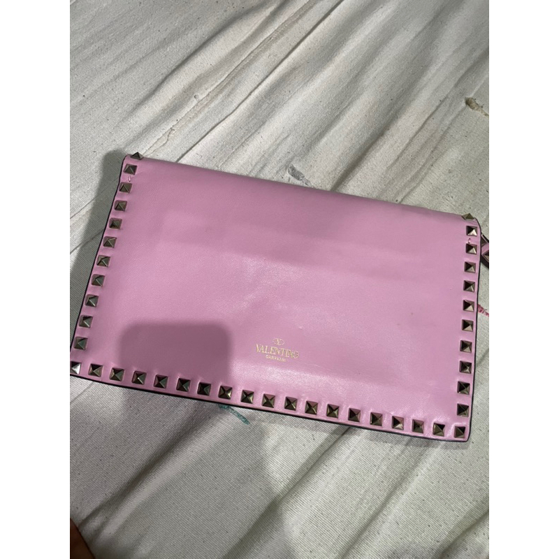 Valentino Garavani Leather Clutch Bag
