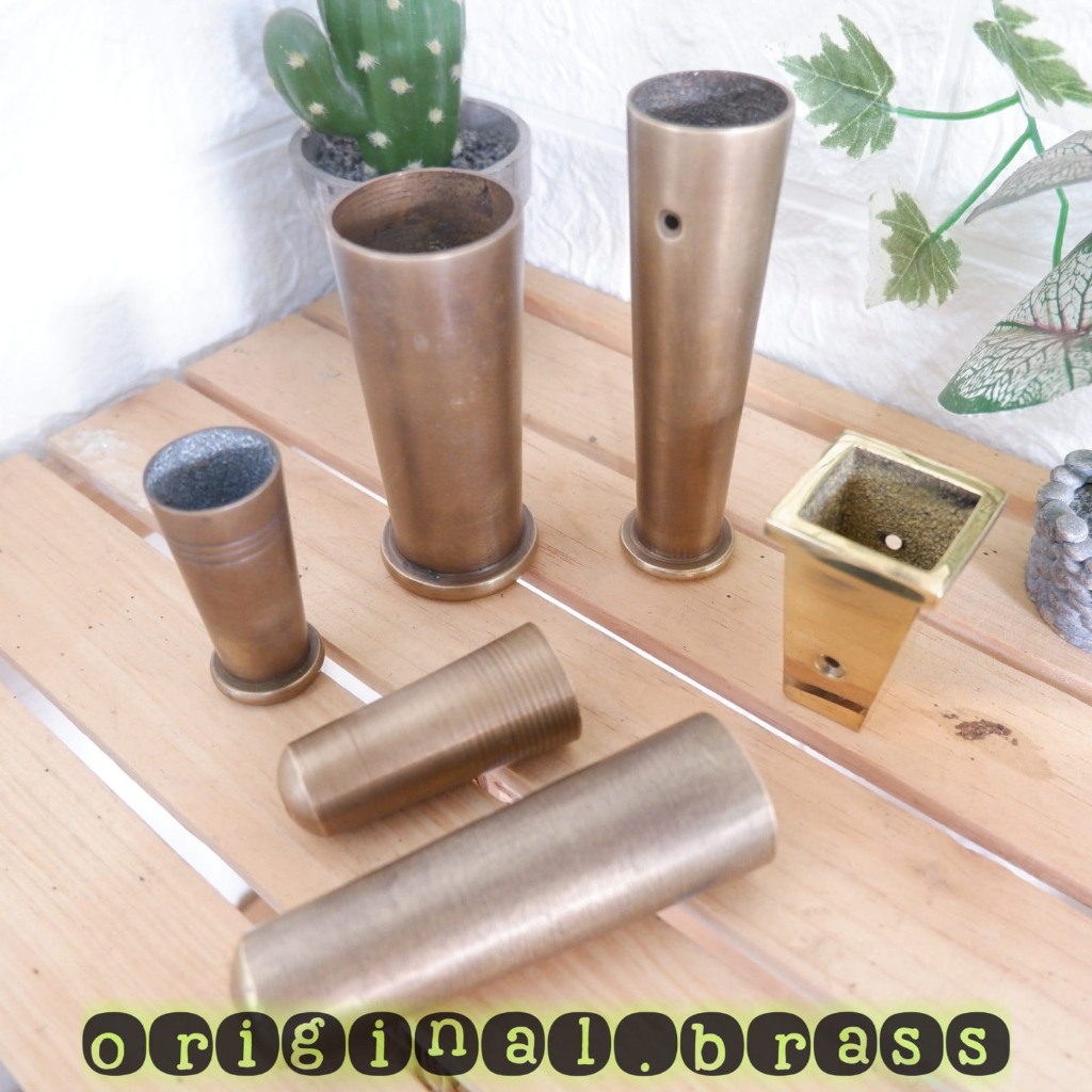 Alas Kaki Kursi Cover Kaki Meja Pelindung Kaki Lemari Furniture Kuningan