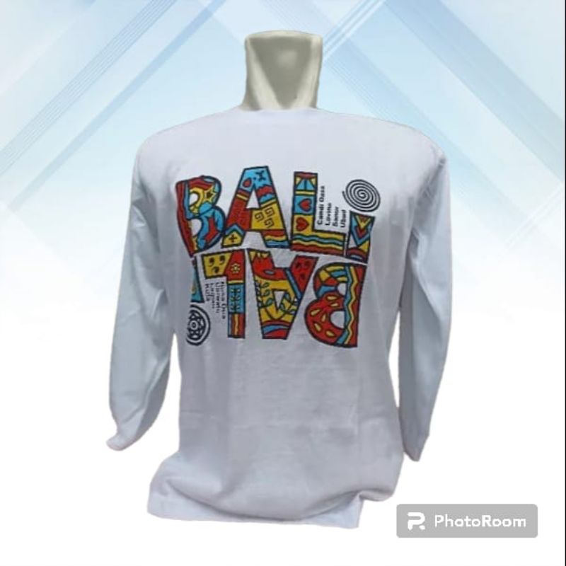KAOS BALI / KAOS PRIA / KAOS WANITA / KAOS PRIA WANITA LENGAN PANJANG