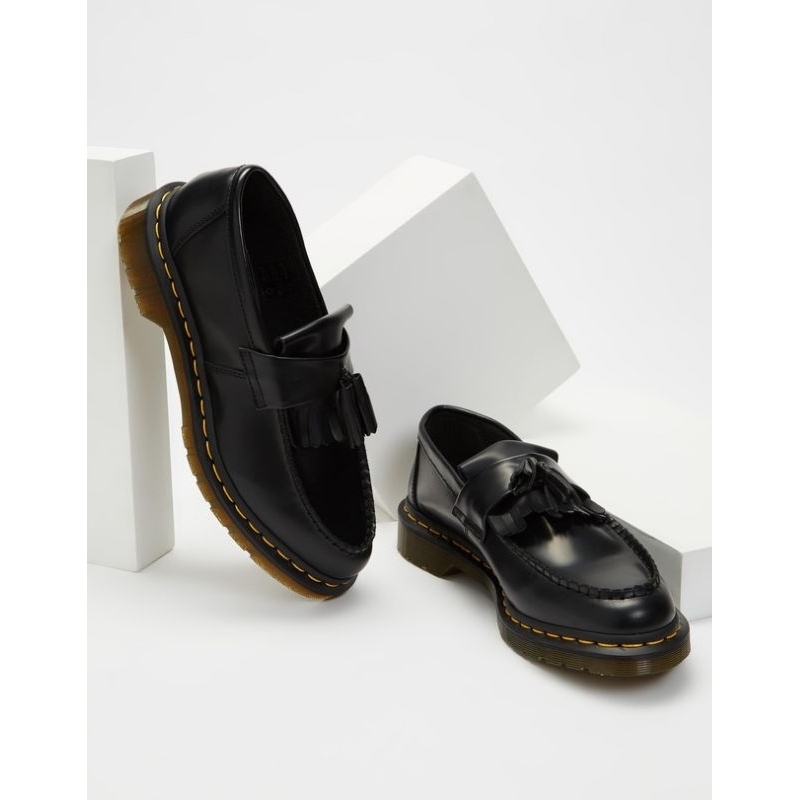 DR. MARTENS ADRIAN TASSEL LOAFER BLACK 100% ORIGINAL