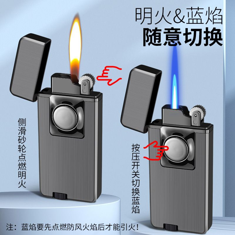 Mancis Korek Api Bara Las Mewah Dua Api Jet Torch Gas Lighter Unik Murah Gift