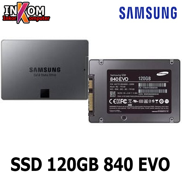 SSD Sata 120GB 2,5 inch Sata 3 Merk SAMSUNG