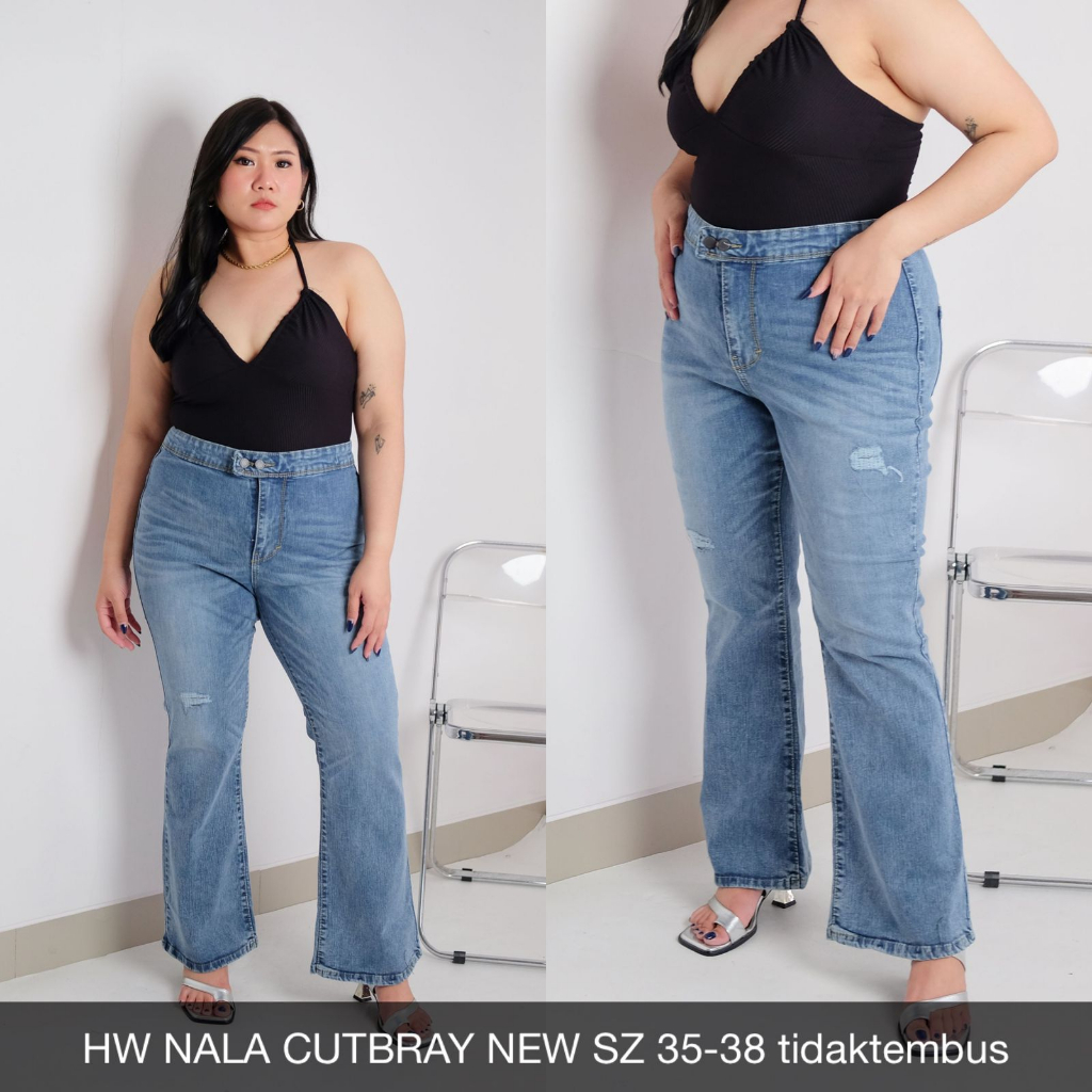 CELANA JEASN WANITA HW NALA CUTBRAY-SYS CLOTHIER