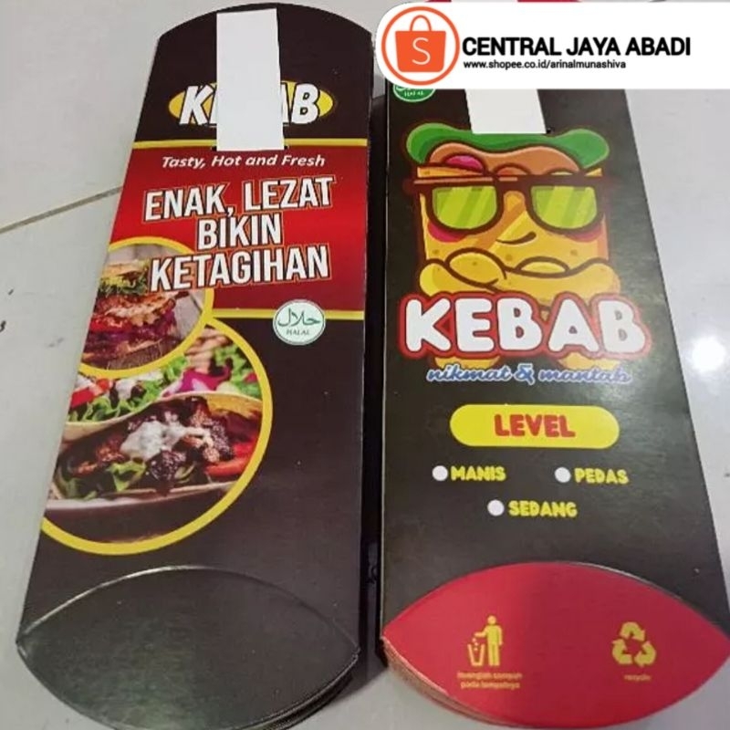 

100 LEMBAR KERTAS KEBAB TARIKAN UKURAN 25 × 9,5 CM HIGH QUALITY PAPER CRAFT TEBAL PRODUK TERBARU | KOTAK KEBAB KEKINIAN | DUS KEBAB VIRAL TIKTOK | KEMASAN KEBAB KEKINIAN | BOX KEBAB VIRAL | ARINA SHIVA GROUP 5883