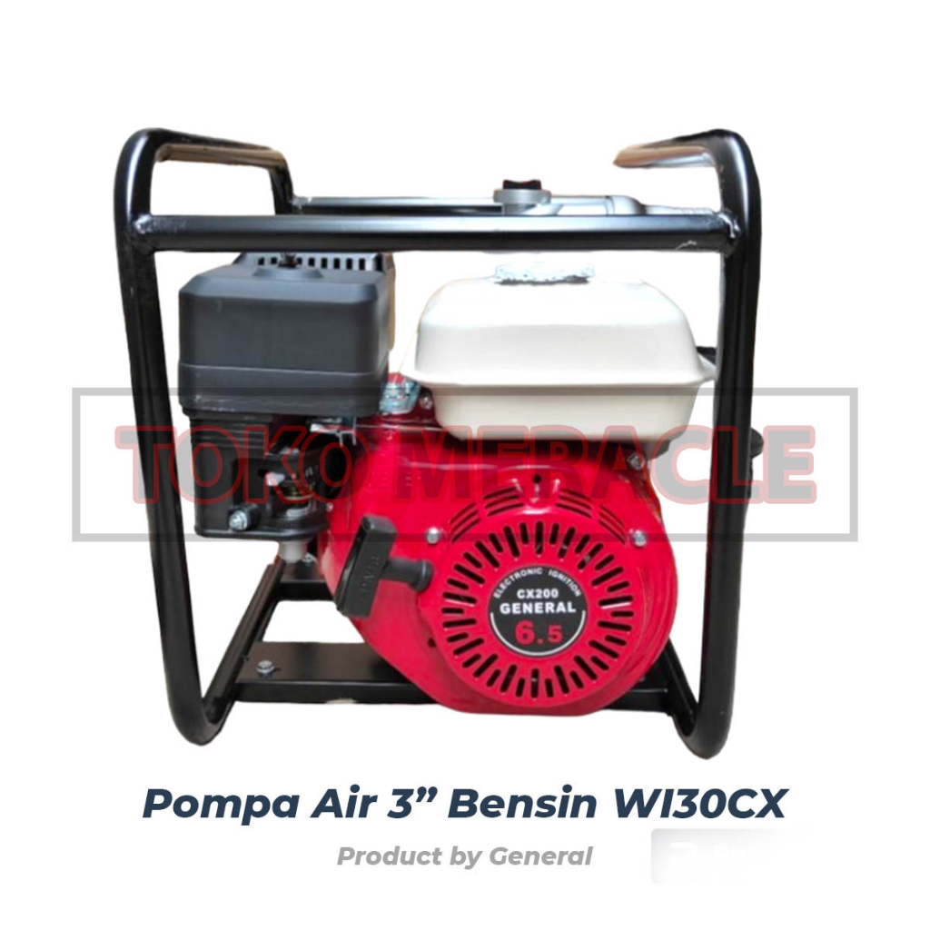 General Pompa Air General WI30CX - Pompa Sawah Alkon Bensin 3" GX200 6.5HP