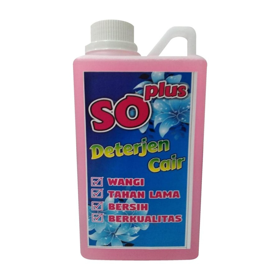 Deterjen cair SOplus Pink rose Standart Laundry - Netto : 1000 ML