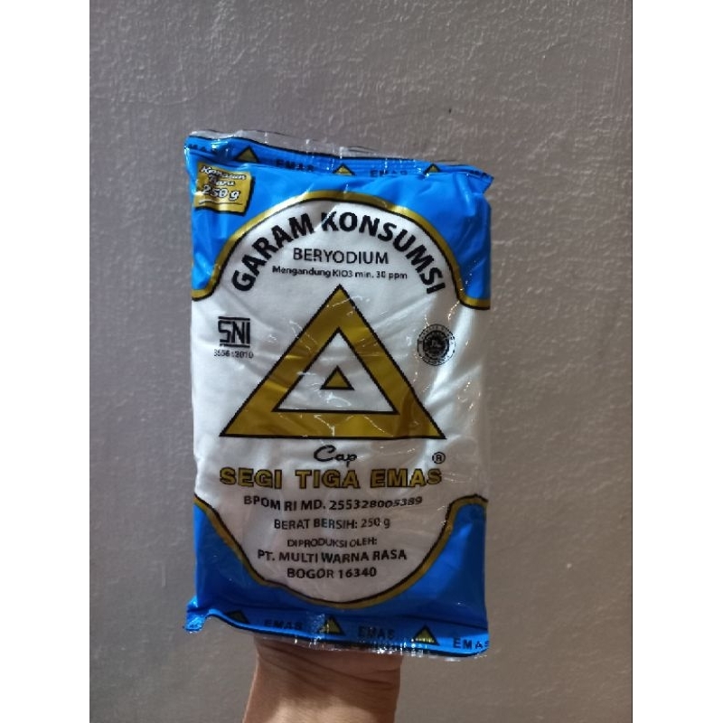 

garam segitiga emas 250g