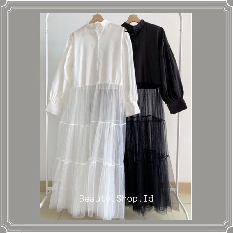 Long Outer Z*RA by SYSLABEL - Long Outer Tille Mix - Dress Outer