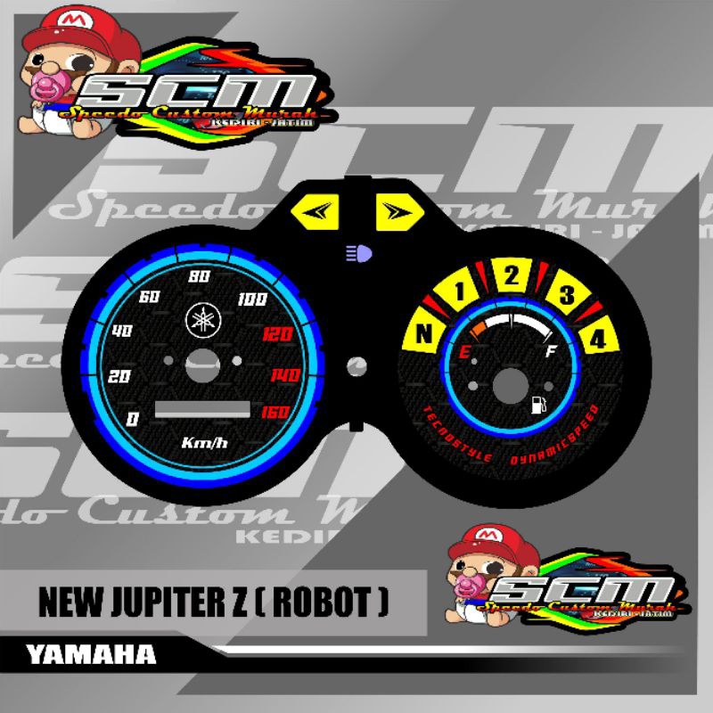 papan speedometer jupiter z robot panel spidometer custom jupiter z robot