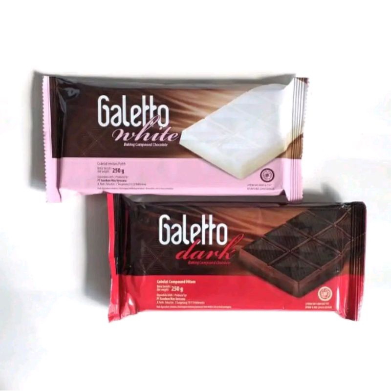 galetto coklat batang 250 gram