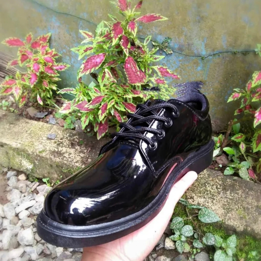 Sepatu PDH TNI AD AL AU Sepatu PDH SATPAM GLOSY