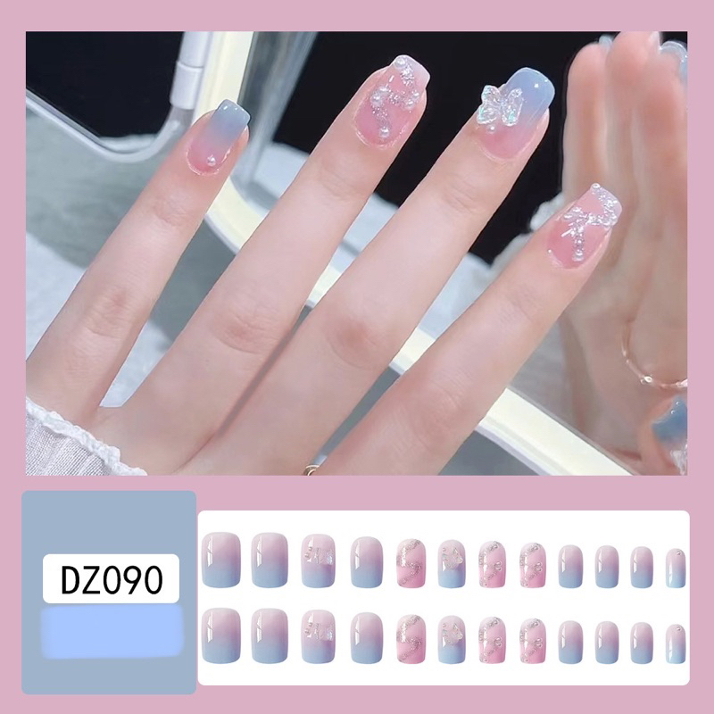 Kuku Palsu 【A39，lem sticker】Nikah kuku Wedding False Nailart Pengantin Tangan