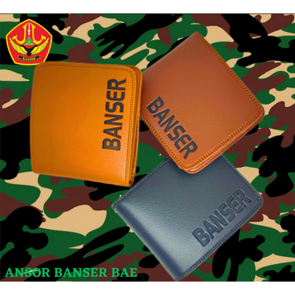 Dompet Kulit Banser Dalas Premium Free Box Bisa Ukir Nama