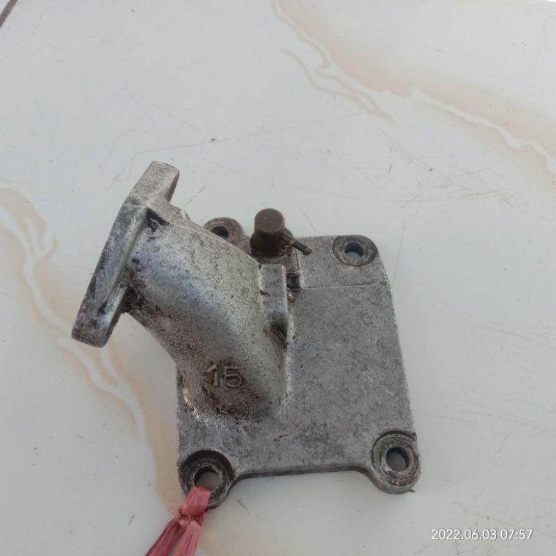 intek manifol manipol karbu suzuki Rc 100 Rc80 bravo