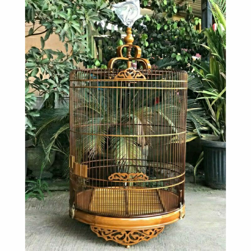 Sangkar Burung Murai Ukiran Kerawang | Sangkar Murai no 2 | Sangkar Murai Kayu Jati | Sangkar Murai 