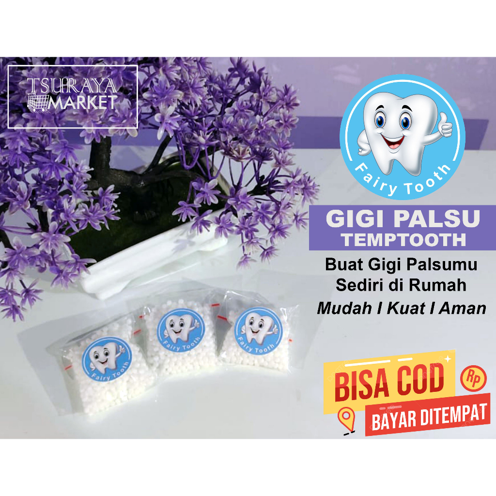 Temporary tooth repair / temptooth / gigi palsu buat sendiri /lem gigi
