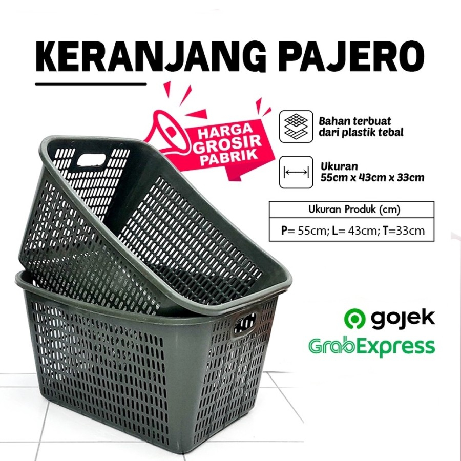 BELLA [ GOSEND ] KERANJANG PAJERO SERBAGUNA PAKAIAN BAJU LAUNDRY BESAR JUMBO