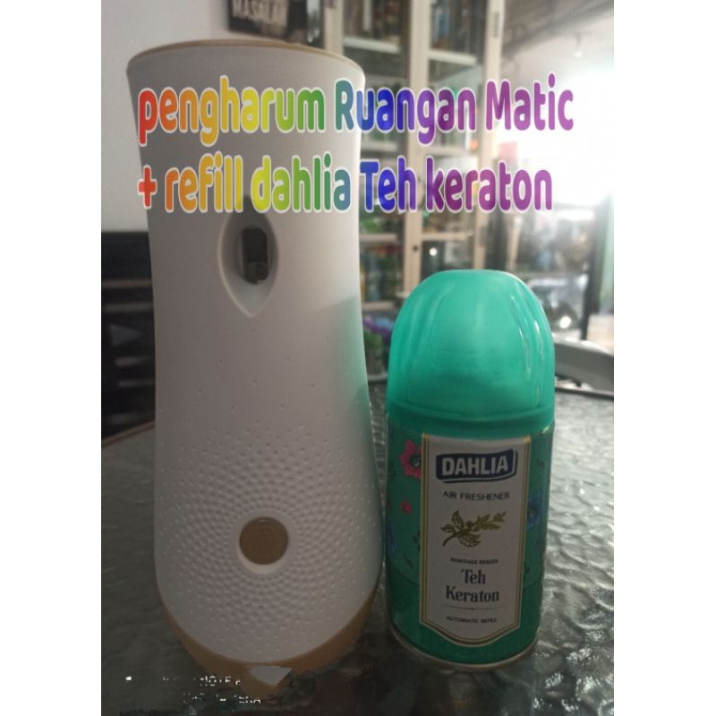 pengharum ruangan matic + dahlia teh keraton matic refill