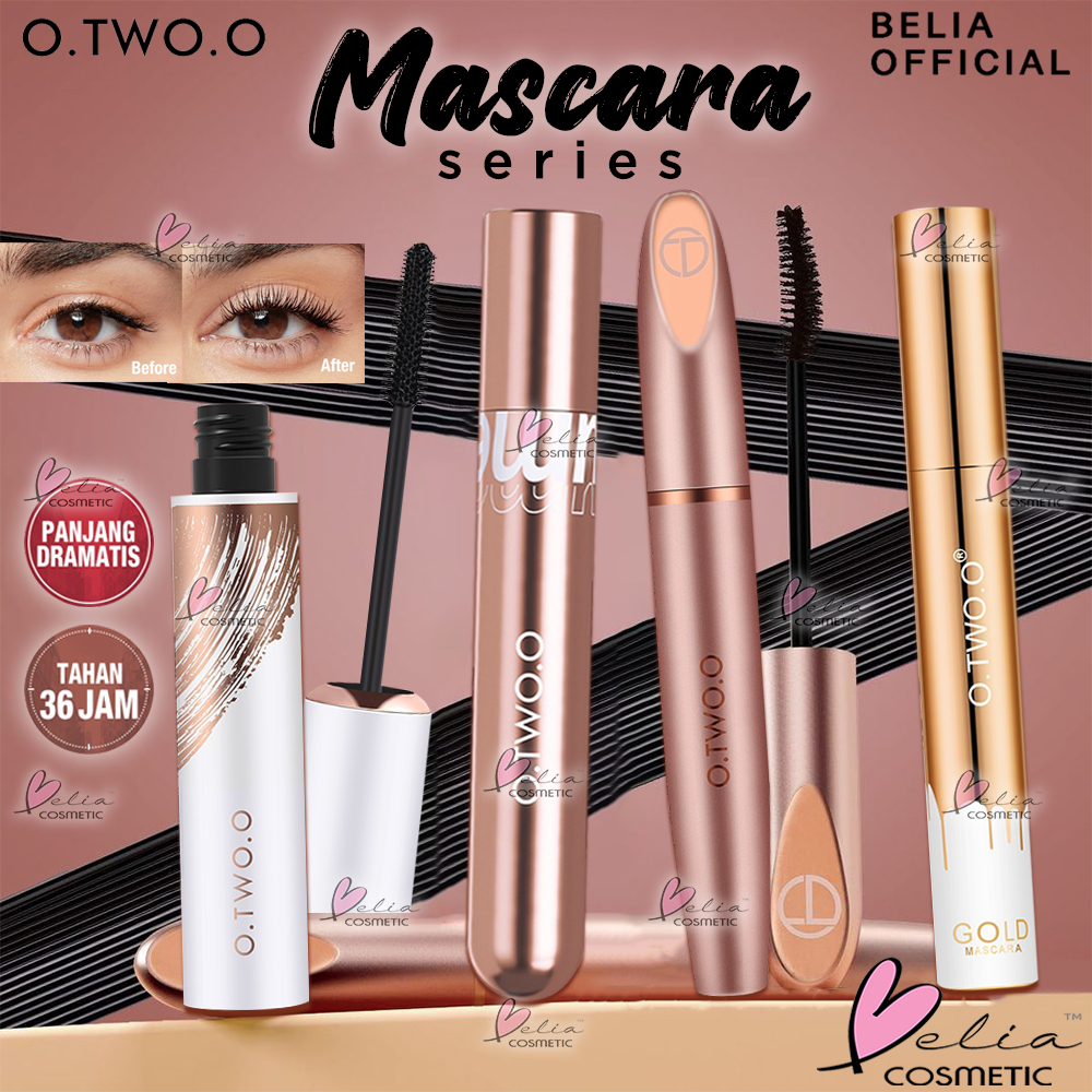 ❤ BELIA ❤ O.TWO.O Mascara Series | Gold Mascara | Lash Bold Volume Lifting Mascara | Fiber Mascara waterproof | Volume and Curling Mascara | Long Lasting Volumizing Lengthen Eye Lash Makeup | Mascara