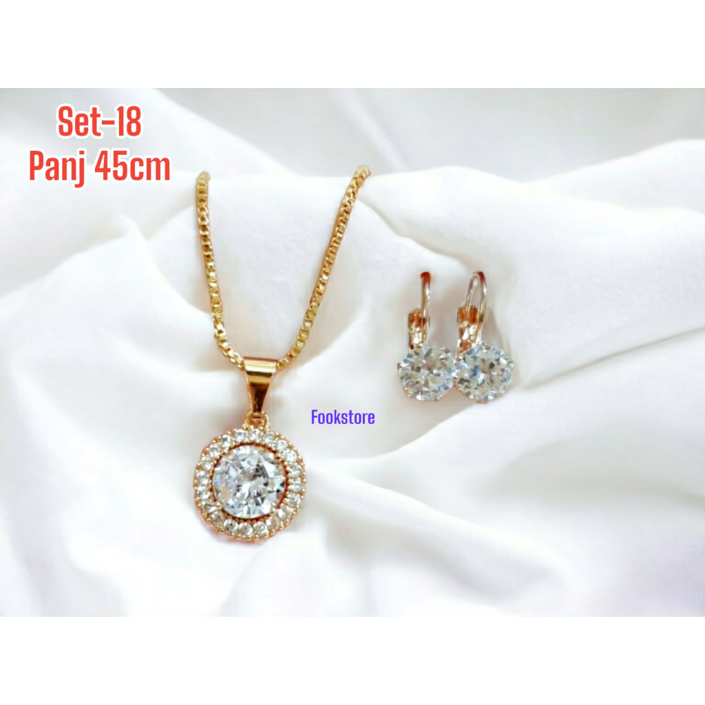 SET KALUNG DAN Anting xuping FASHION