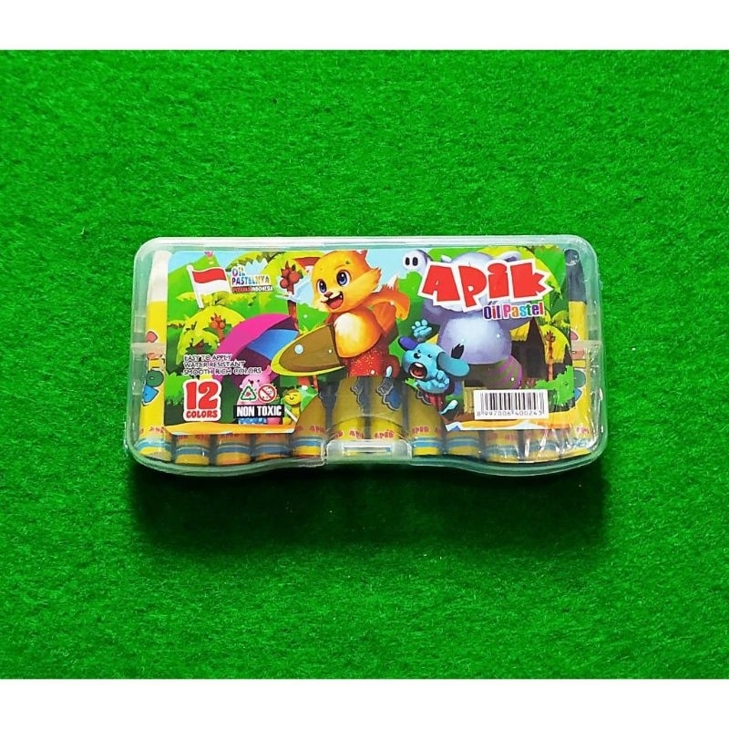

Crayon merk apik isi 12 warna