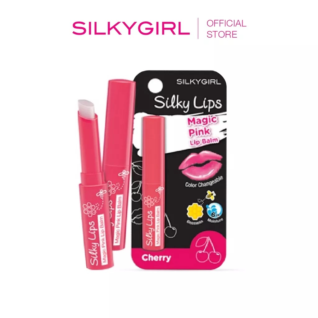 SILKYGIRL Magic Lip Balm Pink Cherry / Strawberry / Fragrance Free