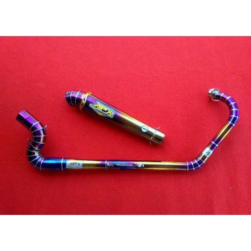 KNALPOT ORIGINAL APX  VIXION SATRIA FU SONIC SUPRA GTR150 VERZA CB150R CBR150