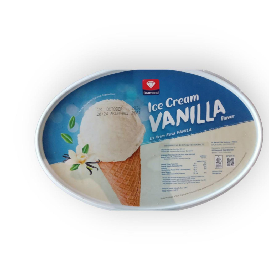 

Diamond Vanilla Ice Cream 700 ml