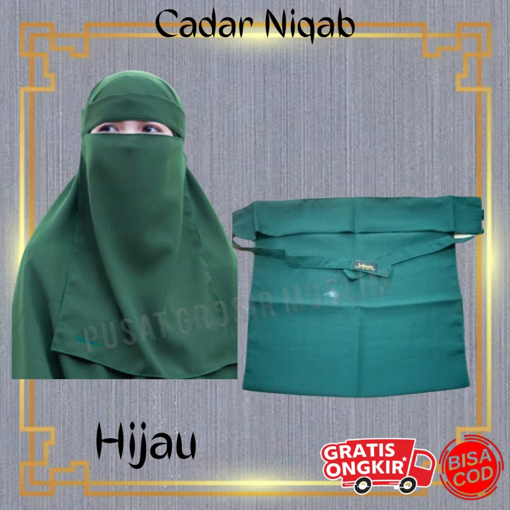 Promo Cadar Niqob Cadar Bandana Niqab Tali Original Saudi Termurah